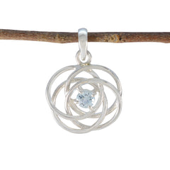 Valentina Blue Pendant - Stylish Gemstone Jewelry Blue Topaz Blue Blue