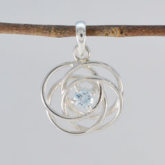 Valentina Blue Pendant - Stylish Gemstone Jewelry