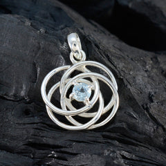 Valentina Blue Pendant - Stylish Gemstone Jewelry