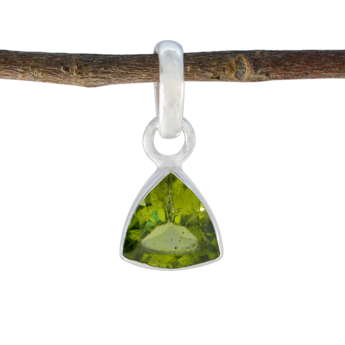 Valentina Green Pendant Online - Elegant Gemstone Jewelry Peridot Green Green