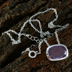 Valentina Purple Gemstone Pendant for Everyday Elegance