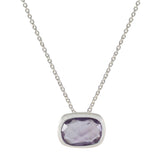 Valentina Purple Gemstone Pendant for Everyday Elegance Amethyst Purple Purple
