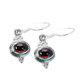 Valentina Red Dangle Earrings for Stylish Elegance Garnet Red Dangle