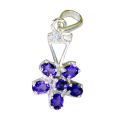 Valentina Tiny Pendant Jewelry with Gemstone Design Amethyst Purple Purple
