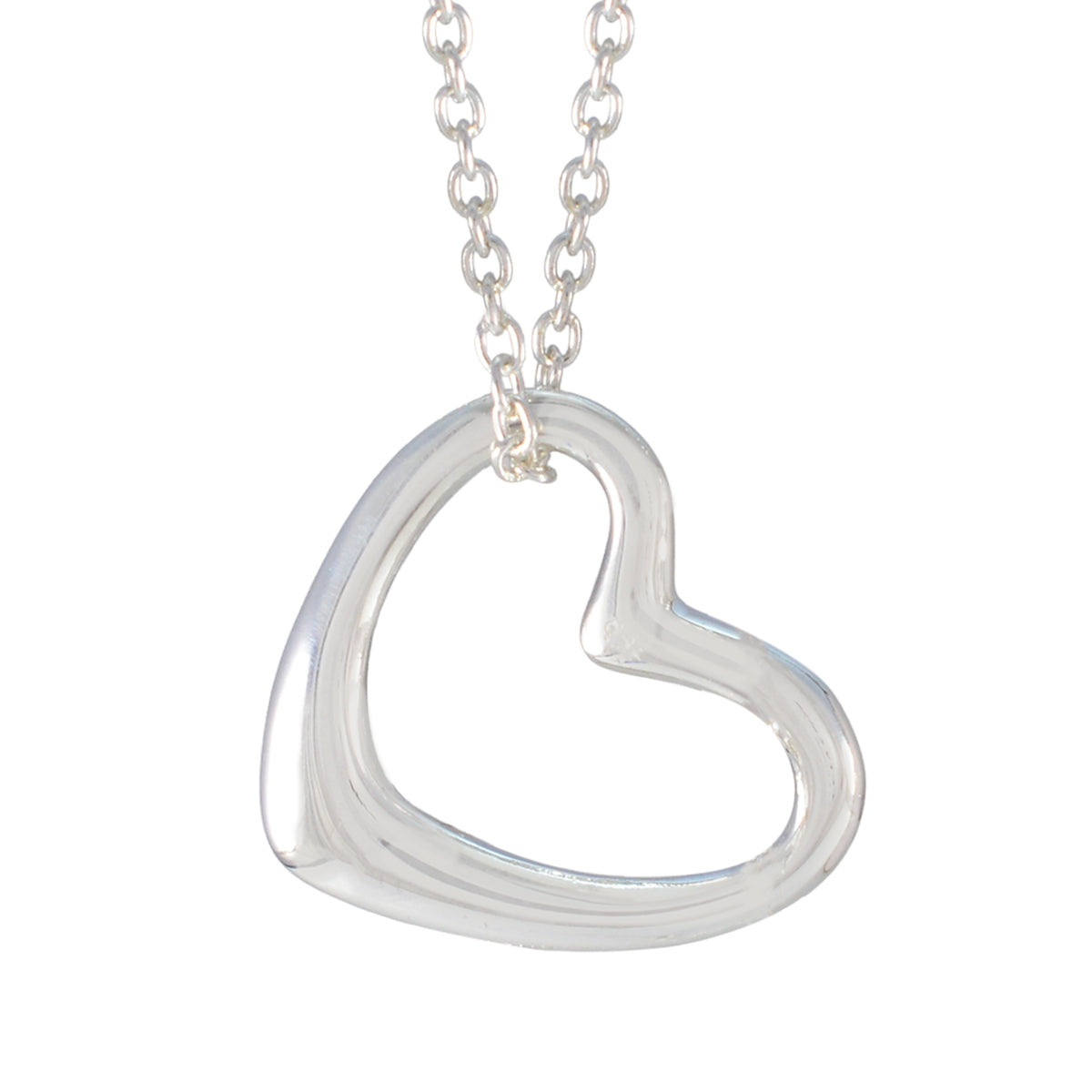 Yasmine Valentine Dainty Pendant - Heart Shape Necklace Plain Plain Plain