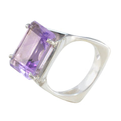 Siti Art Deco Purple Solitaire Ring