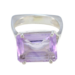 Siti Art Deco Purple Solitaire Ring