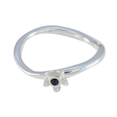 Autumn Sophisticated Blue Solitaire Ring Iolite Blue