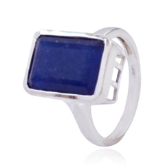 Isabel Abstract Blue Solitaire Ring