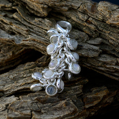 Katharina White Armor Pendant Sterling Silver Gemstone