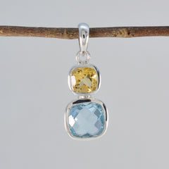 Tereza Multicolor Wedding Pendant with Gemstones