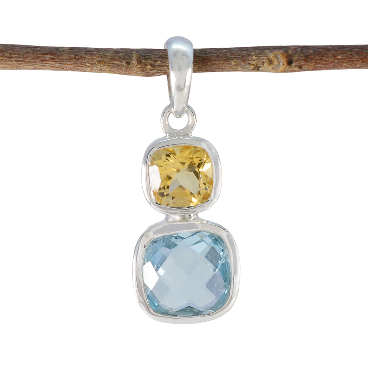 Tereza Multicolor Wedding Pendant with Gemstones Multi Stone multicolor Multicolor