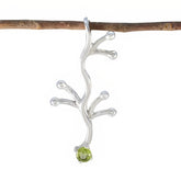 Alejandra Tiny Pendant Jewelry India with Peridot Gemstone Peridot Green Green