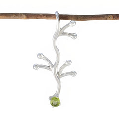 Alejandra Tiny Pendant Jewelry India with Peridot Gemstone Peridot Green Green