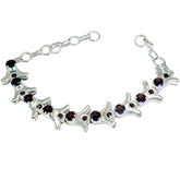 Hanna Versatile Red Tennis Bracelet for Everyday Glam Garnet Red