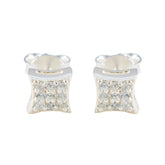 Victoria Blue Stud Earrings for Everyday Glam Blue Topaz Blue Stud