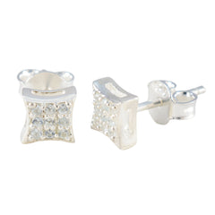 Victoria Blue Stud Earrings for Everyday Glam