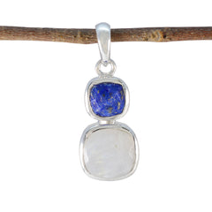Victoria Gemstone Jewelry Blue Lapis & Moonstone Pendant Multi Stone multicolor Multicolor