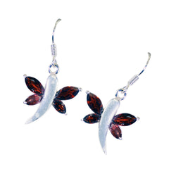 Victoria Red Featherlight Earrings for Glam Everyday Wear