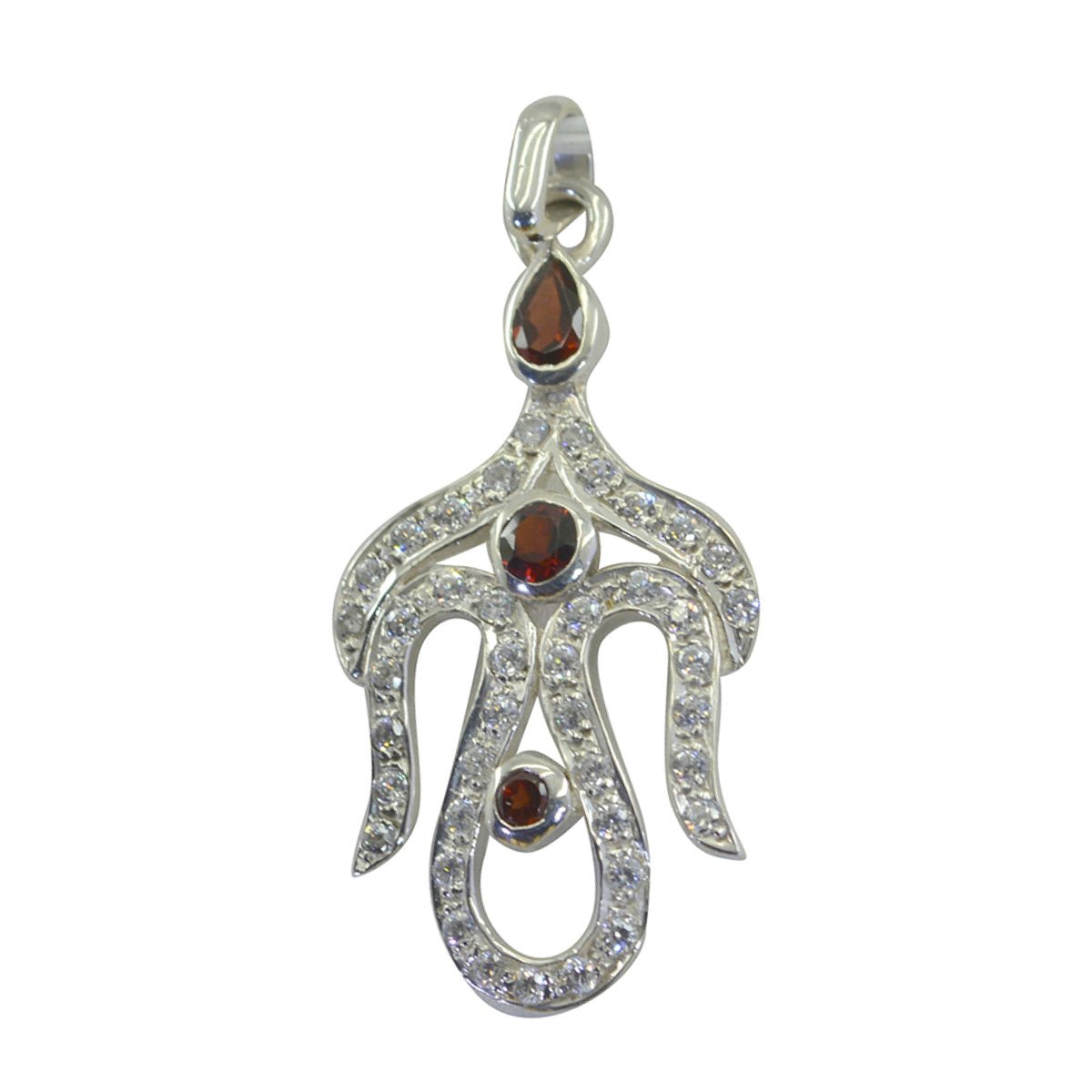 Victoria Red Pendant - Stunning Gemstone Fashion Jewelry Garnet Red Red
