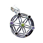 Mathilde Victorian Multicolor Pendant for Stylish Fashion Multi Stone multicolor Multicolor