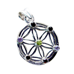 Mathilde Victorian Multicolor Pendant for Stylish Fashion Multi Stone multicolor Multicolor