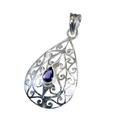Anna Elegant Blue Gemstone Pendant for Stylish Looks