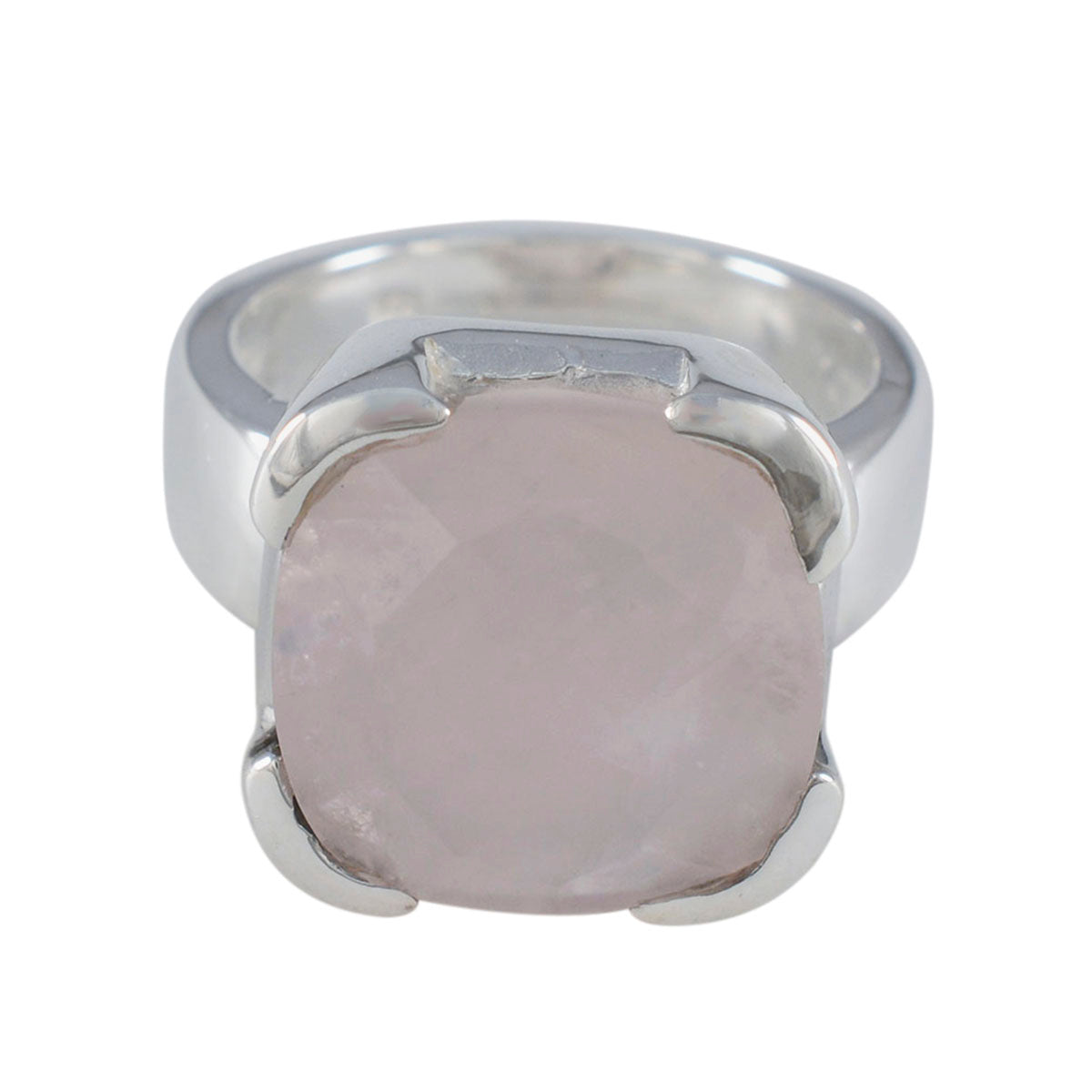 Eliza Victorian Pink Solitaire Ring Rose Quartz Pink