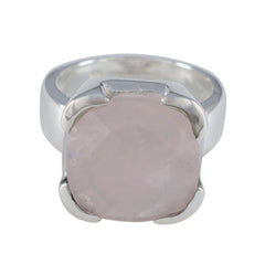 Eliza Victorian Pink Solitaire Ring Rose Quartz Pink