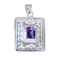 Katarina Victorian Purple Pendant in Silver Design Amethyst Purple Purple