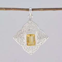 Violet Victorian Statement Pendant with Gemstone Detail