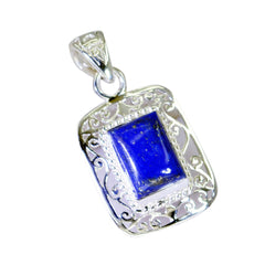 Penelope Vintage Blue Pendant with Intricate Design