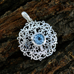 Nayara Vintage Dainty Blue Pendant for Everyday Glam