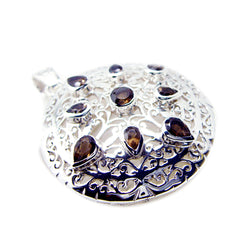 Katharina Vintage Statement Pendant with Gemstone Detail