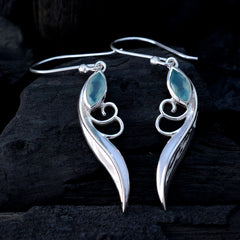 Violet Aqua Dangle Earrings for Everyday Glam