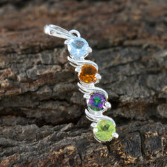 Violet Valentine Pendant - Colorful Gemstone Charm