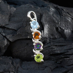 Violet Valentine Pendant - Colorful Gemstone Charm