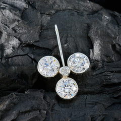 Teresa White Abstract Pendant Necklace with Sparkling Crystals