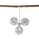 Teresa White Abstract Pendant Necklace with Sparkling Crystals White CZ White White