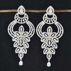 Kristine White Chunky Stud Earrings for Chic Style