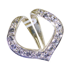 Luisa White Glamorous Classic Pendant