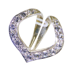 Luisa White Glamorous Classic Pendant