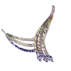 Ines White Engagement Edgy Pendant