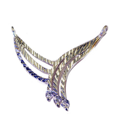 Ines White Engagement Edgy Pendant White CZ White White