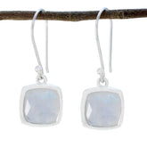Teresa White Gemstone Earrings India for Everyday Glam Rainbow Moonstone White Dangle