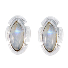 Luisa White Gemstone Earrings for Everyday Glam