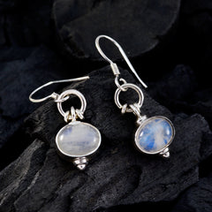 Elena White Gemstone Earrings for Everyday Elegance