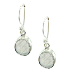 Daniela White Gemstone Earrings for Everyday Elegance