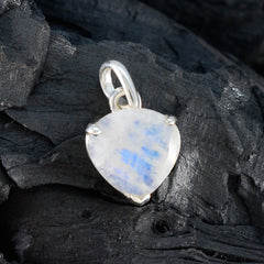 Isabella White Gemstone Pendant in Sterling Silver
