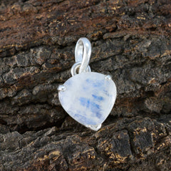 Isabella White Gemstone Pendant in Sterling Silver